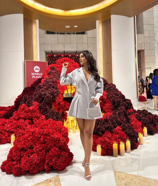 Aashi Adani - Blazer Skort Dress - Jio World Plaza Launch In Mumbai