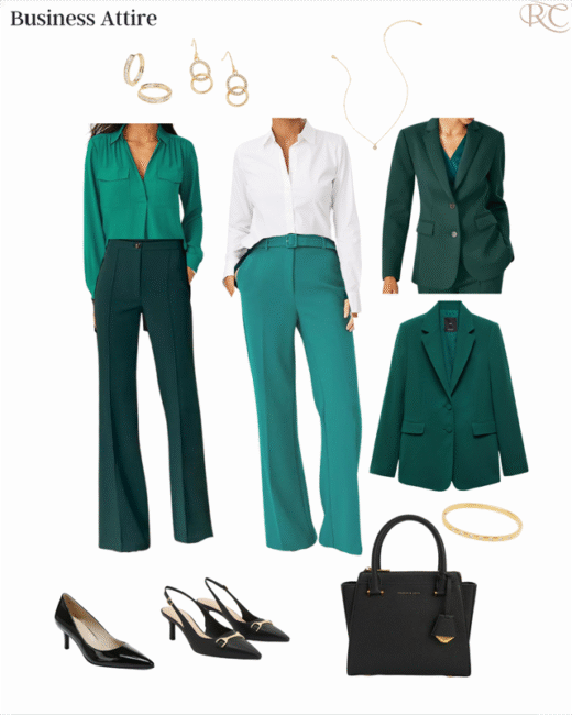 Styling Look Board - Business Attire