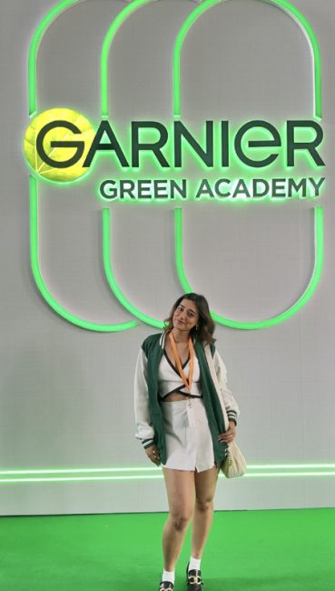 Influencer Aashi Adani at the Garnier Green Academy 2024 in Singapore