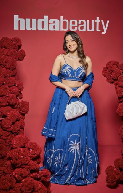 Influencer Aashi Adani at a Diwali Event organised by Huda Beauty